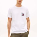 Tommy Hilfiger% 100 Pamuk Regular Fit Bisiklet Yaka T Shirt Erkek T SHİRT MW0MW42367 YBR