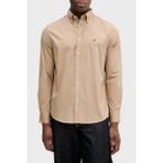 Tommy Hilfiger % 100 Pamuk Regular Fit Uzun Kollu Gömlek Erkek Gömlek MW0MW37550 Afe - Bej