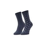 Tommy Hilfiger 100001493-004 2'li Lacivert Kadın Çorap