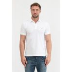 Tommy Hilfiger 1985 Slim Polo Erkek Polo Yaka T-Shirt Beyaz