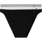 TOMMY HILFIGER 3 PACK DIPPED BIKINI Kadın Çoklu Paket İç giyim, Beyaz, XS