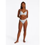 Tommy Hilfiger 3 PACK THONG (EXT. SIZES) Kadın İç Giyim, Mor, S