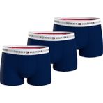 Tommy Hilfiger 3Lü Paket Trunk Erkek Boxer, Lacivert, S
