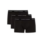 Tommy Hilfiger 3Lü Paket Wb Trunk Erkek 3'Lü Paket Boxer, Siyah, S