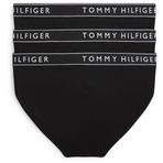 Tommy Hilfiger 3P BRIEF DTM Erkek Boxer, Siyah, XXL