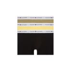 Tommy Hilfiger 3P TRUNK Erkek Boxer, Sarı, XXL Beden