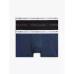 Tommy Hilfiger 3P Trunk Prınt Erkek Kırmızı Boxer - Um0um03891