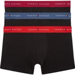 Tommy Hilfiger 3P Trunk WB Erkek Boxer, Mavi, L Beden