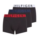 TOMMY HILFIGER 3P TRUNK WB Erkek Çoklu Paket İç giyim, Mavi, S