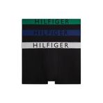 TOMMY HILFIGER 3P TRUNK WB Erkek Çoklu Paket İç giyim, Yeşil, XL