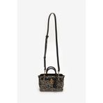 Tommy Hilfiger American Icon Micro Tote Deer Le Kadın Mini Omuz Çantası, Siyah