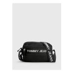 Tommy Hilfiger AW0AW145470GJ Siyah 14.5x23x9.5 cm Fermuarlı Kadın Çapraz Çanta