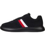 Tommy Hilfiger Ayakkabı Lightweight Cupsole Knit Stripes - Siyah