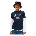 Tommy Hilfiger Baskılı Erkek Çocuk T-Shirt, 10 Yaş, 5003345747, Lacivert, Erkek Çocuklar
