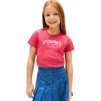 Tommy Hilfiger Baskılı Koyu Pembe Kız Çocuk T-Shirt, 14 Yaş, 5003345856, Koyu Pembe, Kız Çocuklar