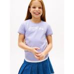 Tommy Hilfiger Baskılı Lila Kız Çocuk T-Shirt KG0KG08974C5U - 16 Yaş