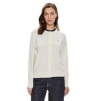 Tommy Hilfiger Bayan hırka jarse dikiş hırka zarif, Sarı (Fildişi Yaprağı), XL