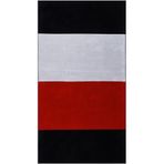 Tommy Hilfiger Bayrak Plaj Havlusu (Çöl Gökyüzü/Beyaz/Kırmızı) Tek Beden