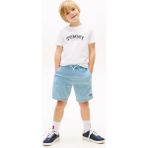 Tommy Hilfiger Beyaz Erkek Çocuk Baskılı T-Shirt KB0KB10263YBR - 16 Yaş