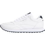 Tommy Hilfiger Beyaz NEW RUNNER EVA LTH ESS Sneaker, 40, NEW RUNNER EVA LTH ESS, WHITE, Erkek