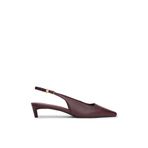 Tommy Hilfiger Bordo Kadın Deri Topuklu Ayakkabı FW0FW09009XI8