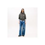 Tommy Hilfiger Boxy Kadın Gri Sweatshirt