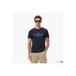 Tommy Hilfiger Brand Love Graphic Erkek Lacivert T-Shirt