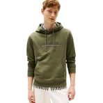 Tommy Hilfiger BRAND LOVE HILFIGER HOODIE Sweatshirt, S, MW0MW40534, Yeşil, erkek