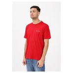 Tommy Hilfiger BRAND LOVE SMALL HILFIGER TEE Erkek Kırmızı T-Shirt - MW0MW41456