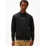 Tommy Hilfiger Brand Love Sweatshırt Erkek Siyah Sweatshirt - Mw0mw41428