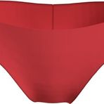 Tommy Hilfiger Brazilian (Ext Sizes) Kadın Mayo, Kirmizi, Xs