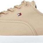 Tommy Hilfiger Canvas Lace Up Sneaker Kadın Spor Ayakkabi, Pembe, 39
