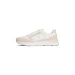 TOMMY HILFIGER CASUAL FASHION RUNNER LTR Kadın Spor Ayakkabı, Bej, 41