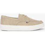 Tommy Hilfiger Casual Suede Stıtch Toe Hybrıd Erkek Bej Günlük Ayakkabı - FM0FM05707