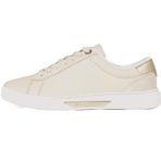 Tommy Hilfiger CHIC COURT SNEAKER Kadın Spor Ayakkabı, Bej, 39