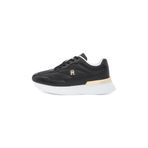 Tommy Hilfiger Chic Fashion RunnerKadın Spor Ayakkabı, Black/Ecru, 36