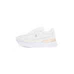 Tommy Hilfiger Chic Fashion RunnerKadın Spor Ayakkabı, White/Ecru, 40