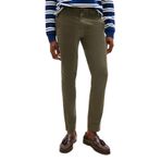 Tommy Hilfiger Chino Bleecker 1985 Pima Cotton Pantolon, 30/30, MW0MW26619, Army Green, Erkek