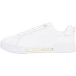 TOMMY HILFIGER CHIQUE COURT SNEAKER Kadın Spor Ayakkabı, White, 41