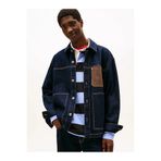 Tommy Hilfiger CHORE JACKET EXT EI6050 Erkek Mavi Denim Ceket - DM0DM22419