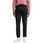 Tommy Hilfiger Çift Pilili Rahat Konik Kesim Pantolon, 31/30, DM0DM21705, Triple Black, Erkek