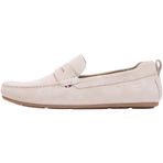 Tommy Hilfiger Core Süet Driver Loafer Ayakkabı, 45, FM0FM05789, Bej, Erkek