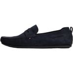 Tommy Hilfiger Core Süet Driver Mavi Loafer Ayakkabı, 43, FM0FM05789, Lacivert, Erkek