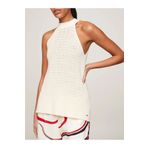 Tommy Hilfiger CROCHET C-NK SWEATER TANK kadın kazak