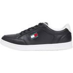Tommy Hilfiger Cupsole Deri Erkek Siyah Spor Ayakkabı
