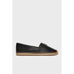 Tommy Hilfiger Deri Logolu Espadril Ayakkabı Bayan AYAKKABI FW0FW09246 BDS