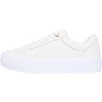 Tommy Hilfiger Deri Logolu Sneaker Ayakkabı Bayan AYAKKABI FW0FW09265 YBL