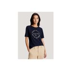 Tommy Hilfiger Desen Baskılı Kadın T-Shirt