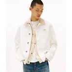 Tommy Hilfiger DM0DM21666-YBH Beyaz Cotton Chore Jacket Erkek Ceket