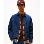 Tommy Hilfiger DM0DM22141-1BK Mavi Pleated Trckr Jacket Erkek Ceket